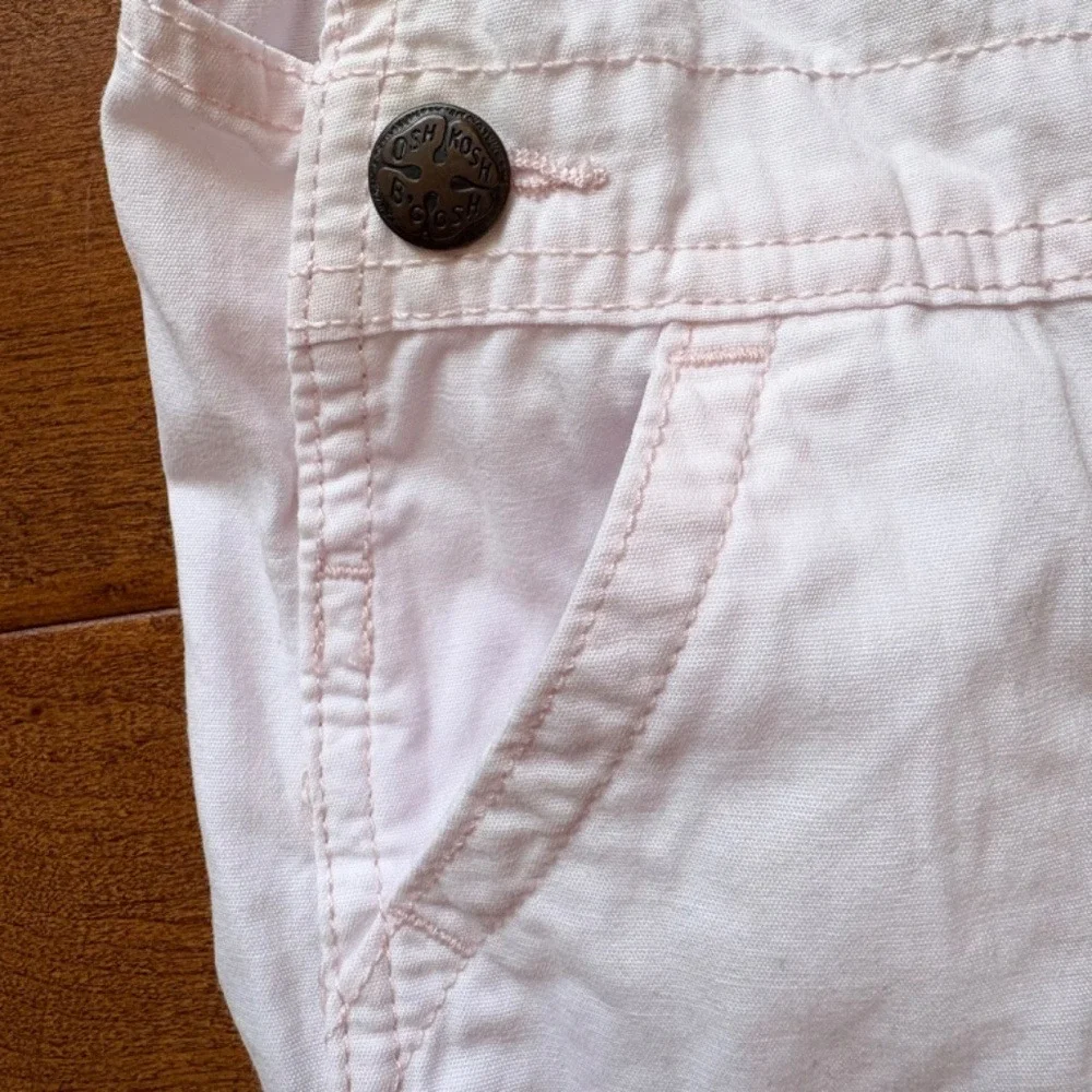 OshKosh‎ Heart Pocket Shortalls Girls 2T Pink